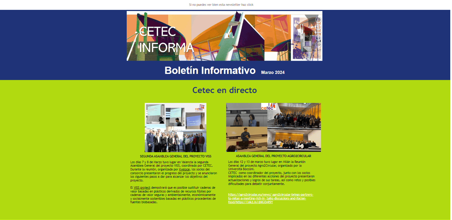 Lee más sobre el artículo Cetec Informa.  Boletín Informativo Marzo 2024
